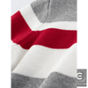 Chic Bold Striped Knit Zip-Up with Comfortable Cuffs - Estalios