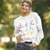 Cozy Yoga Pose Sanctuary Crewneck Sweatshirt for Comfort - Estalios