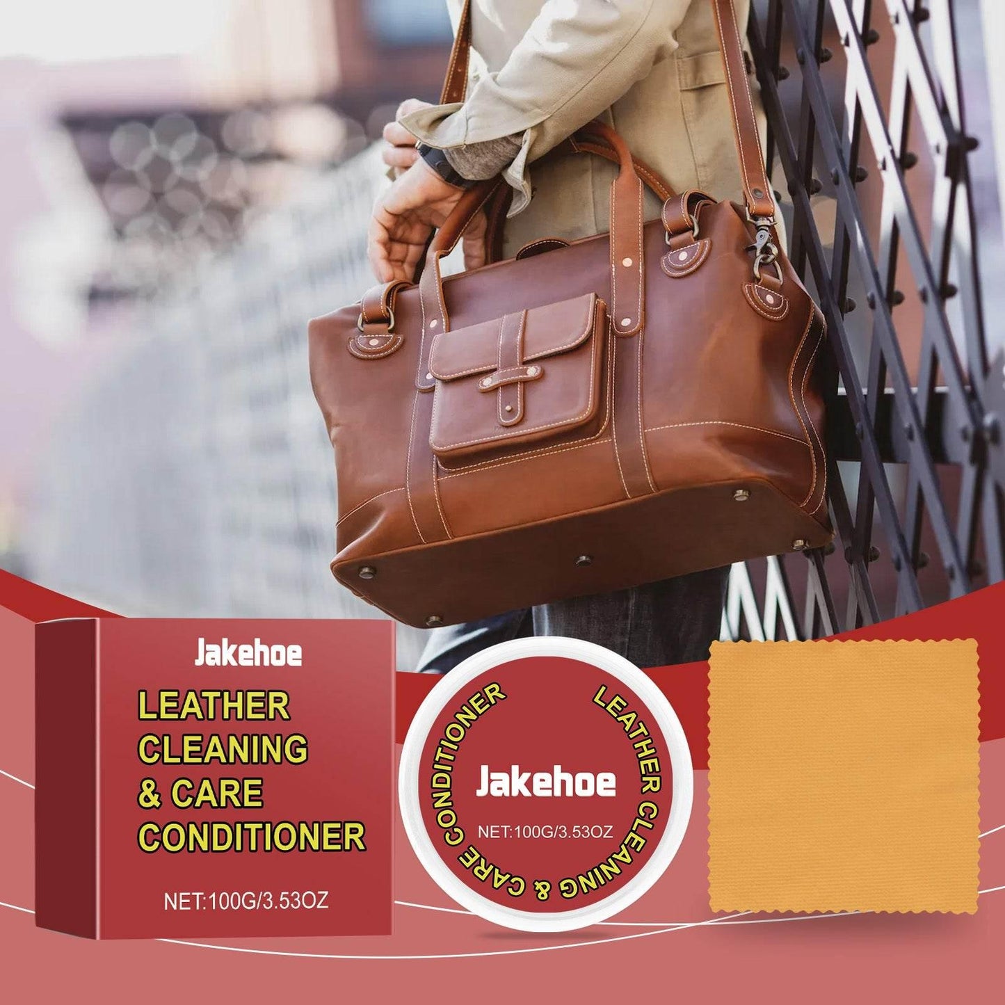 Leather Cleaning Cream Multi-Functional Care for Sofa Bags - Estalios
