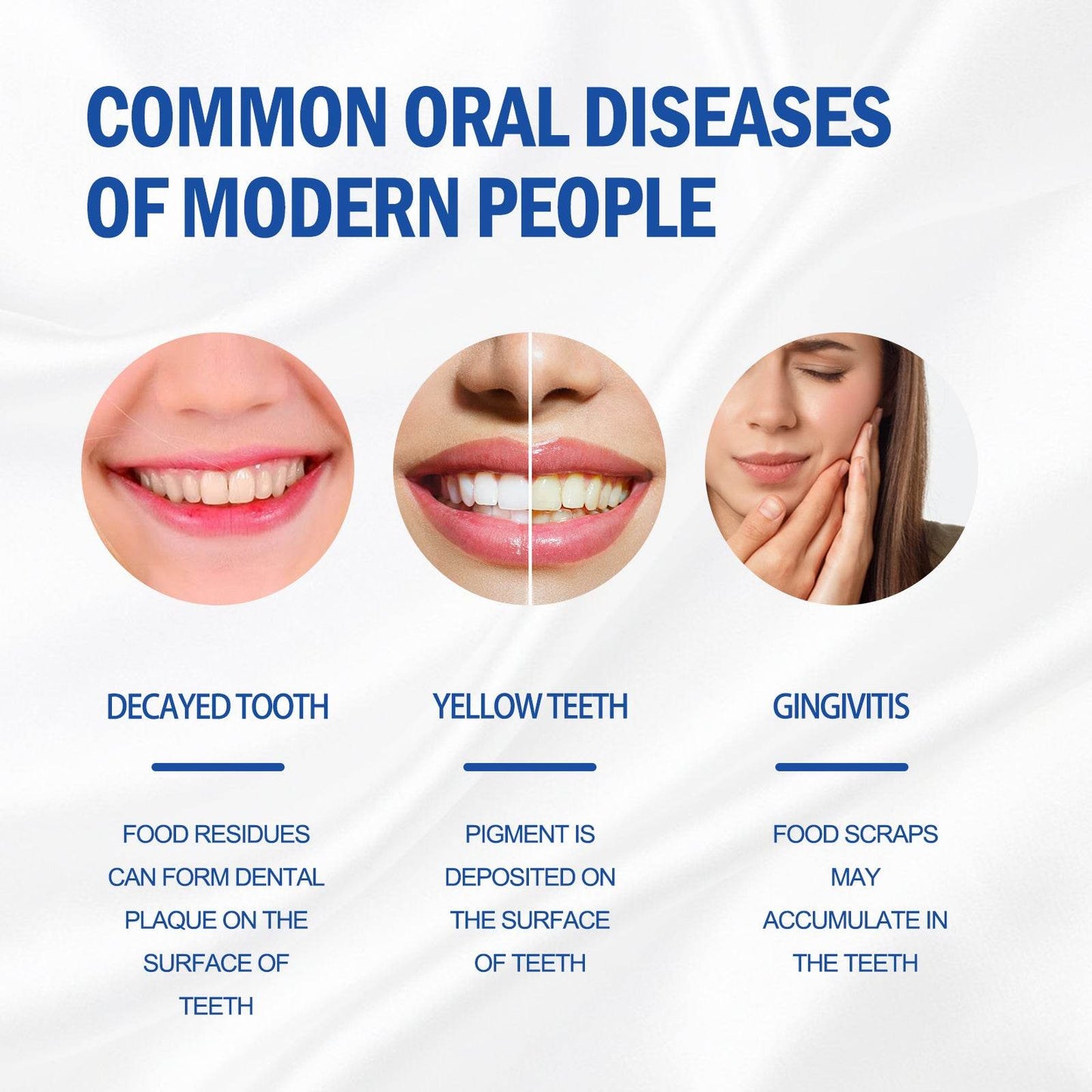 Probiotic Bright White Tooth Powder for Fresh Breath Care - Estalios