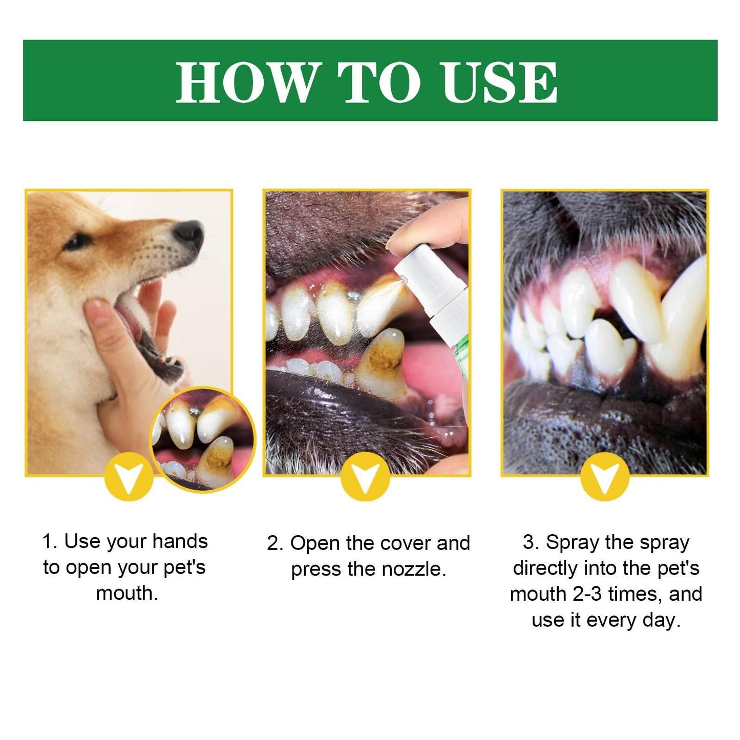 Pet Breath Deodorizer Spray For Cats And Dogs - Estalios
