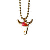 Cow Skull Charm - Tumbler Handle Charm