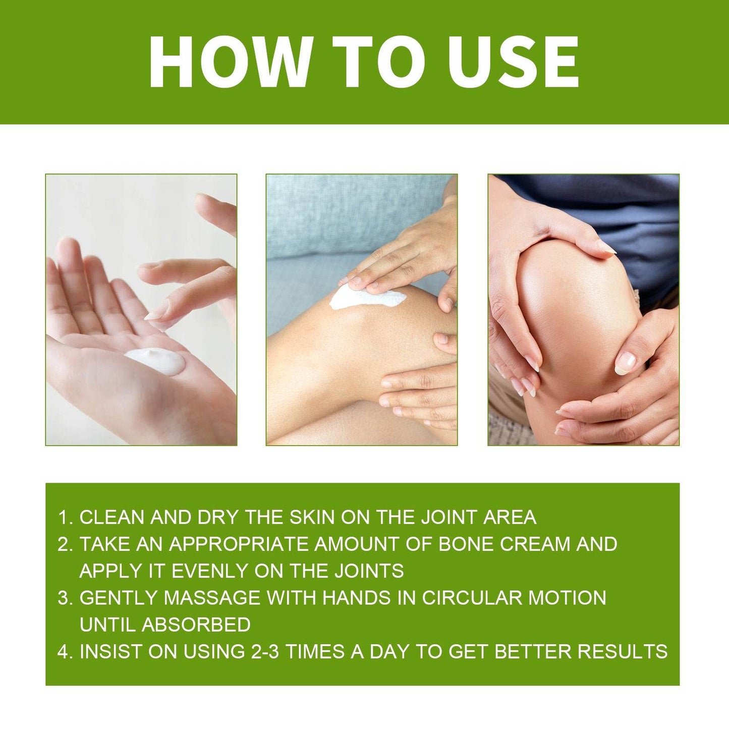 Joint Care Cream for Relief of Swelling and Pain Massage - Estalios
