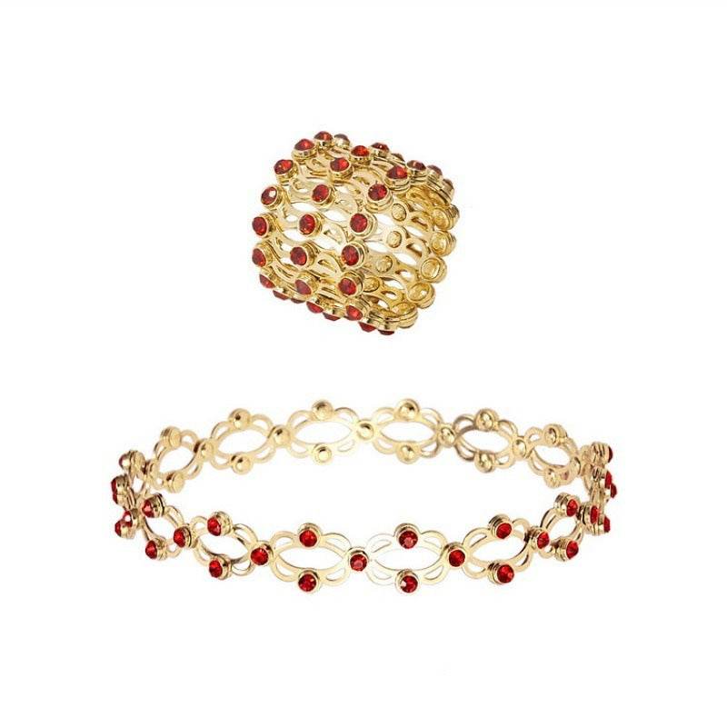 2 In 1 Creative Magic Stretchable Crystal Ring Bracelet - Estalios
