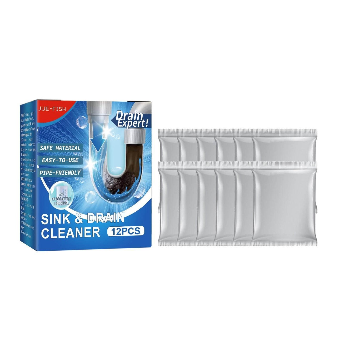 Drain Cleaner Toilet Kitchen Anti-Clogging Dredging Cleaner - Estalios