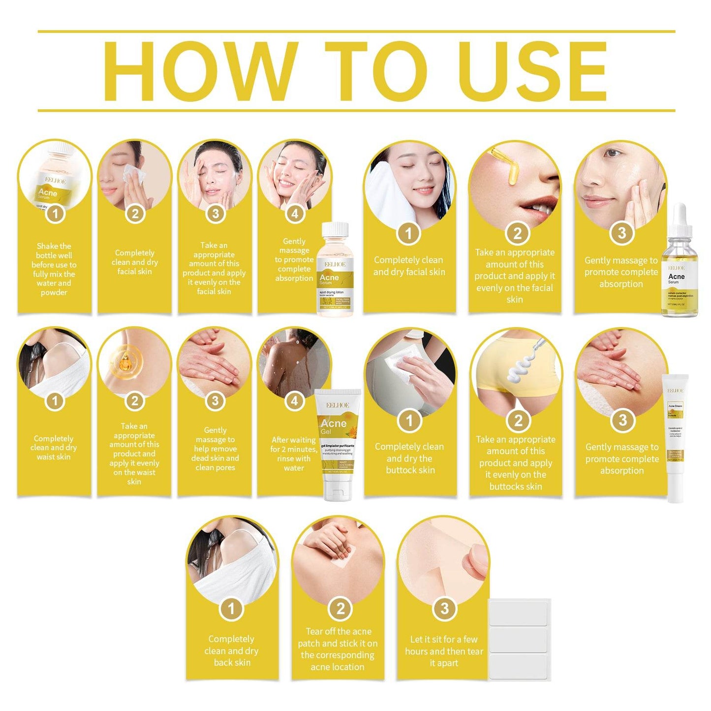 Acne Skin Care Set for Moisturizing and Soft Skin - Estalios