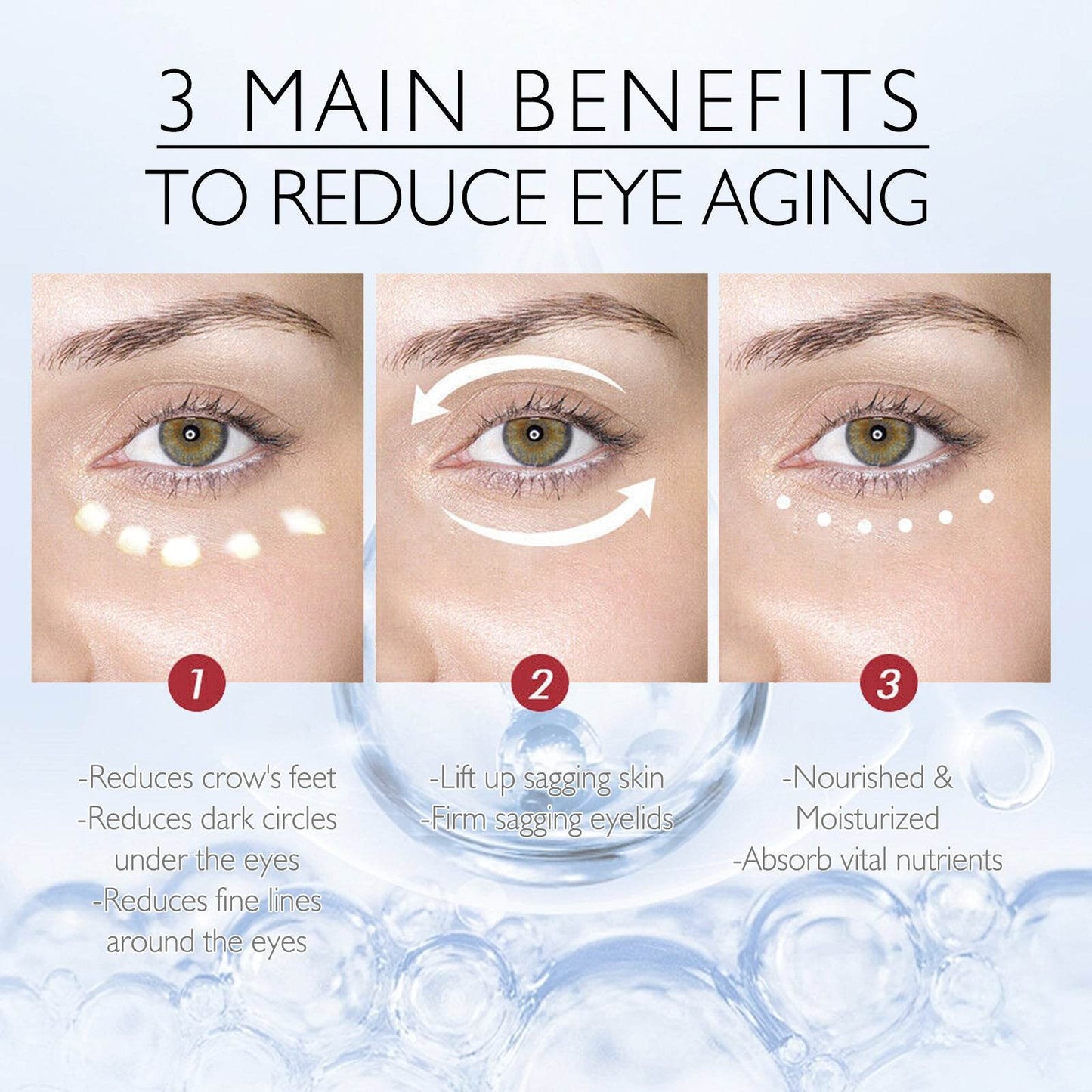 Niacinamide Eye Cream Gel Reduces Fine Lines And Dark Circles - Estalios