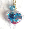 Large Bubble Heart Charm - Tumbler Handle Charm