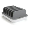Gray and White USB Charging Station with LED Indicator for Easy Multi-Device Charging - Estalios