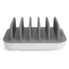 Gray and White USB Charging Station with LED Indicator for Easy Multi-Device Charging - Estalios