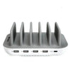 Gray and White USB Charging Station with LED Indicator for Easy Multi-Device Charging - Estalios