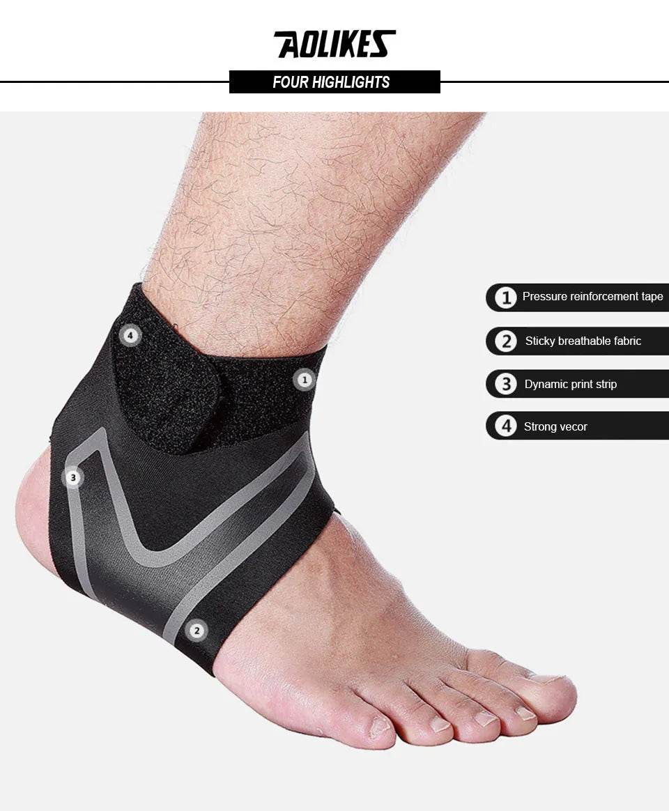 Adjustable Ankle Support Brace for Sprain Prevention and Fitness - Estalios