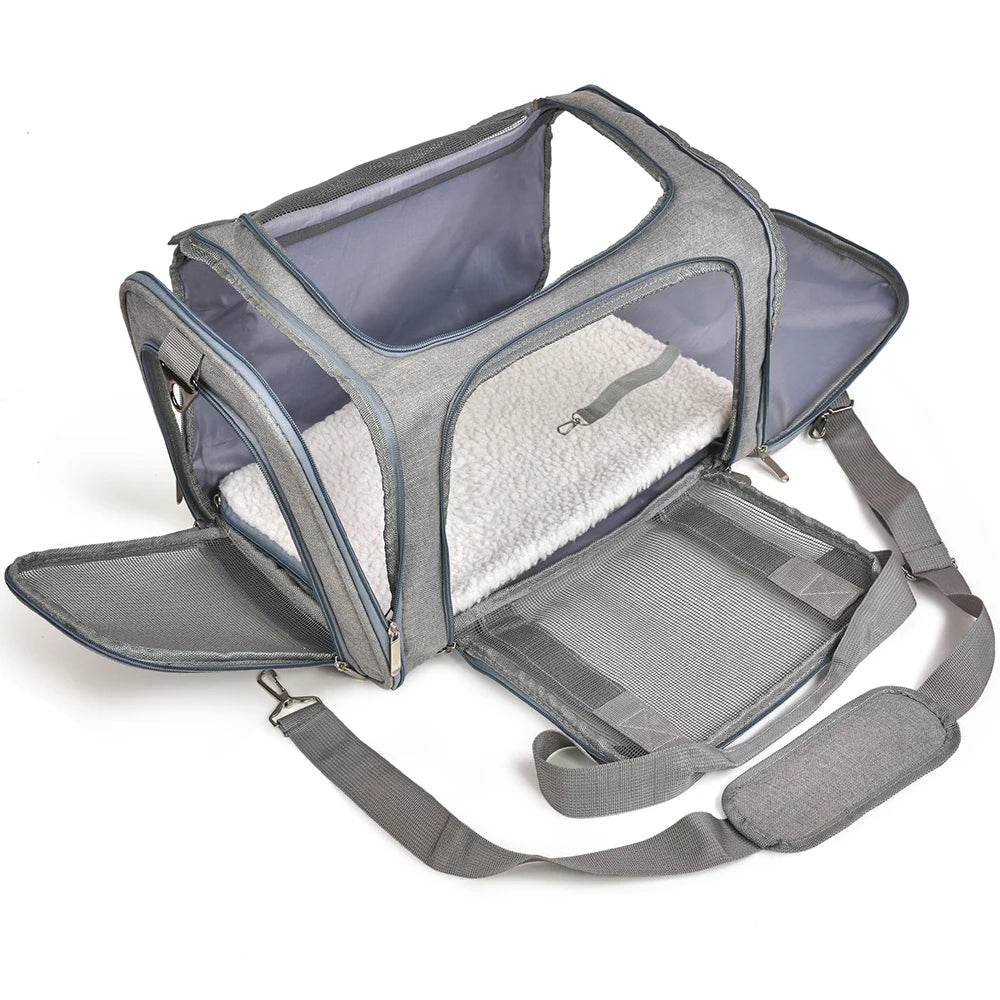 Soft-Sided Dog Carrier Backpack for Small Pets Airline Approved - Estalios