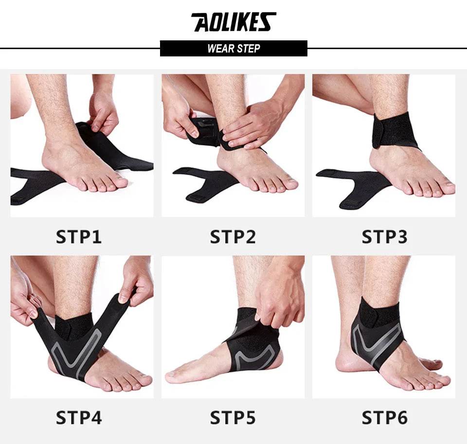 Adjustable Ankle Support Brace for Sprain Prevention and Fitness - Estalios