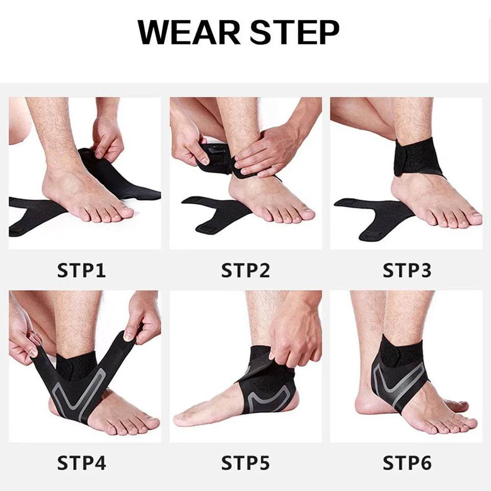 Adjustable Ankle Support Brace for Sprain Prevention and Fitness - Estalios