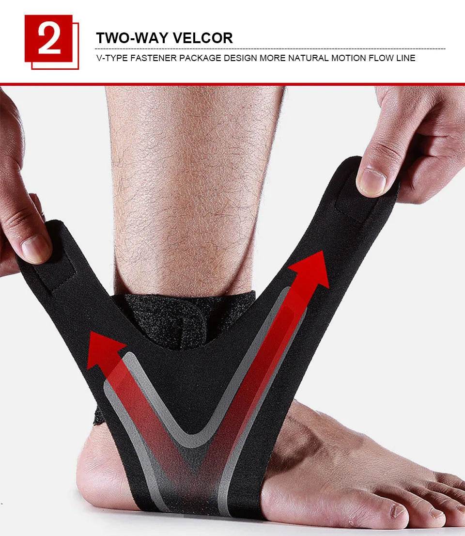Adjustable Ankle Support Brace for Sprain Prevention and Fitness - Estalios