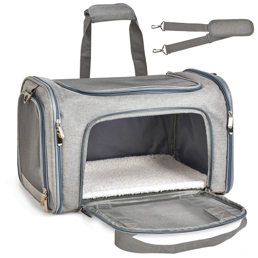 Soft-Sided Dog Carrier Backpack for Small Pets Airline Approved - Estalios