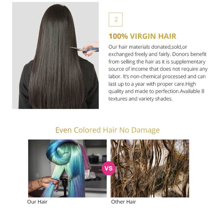 CEXXY Kinky Straight 360 HD Lace Frontal Wigs Wig For Black Women Yaki Straight Ponytail Human Hair Cheap Wigs On Clearance Sale - Estalios