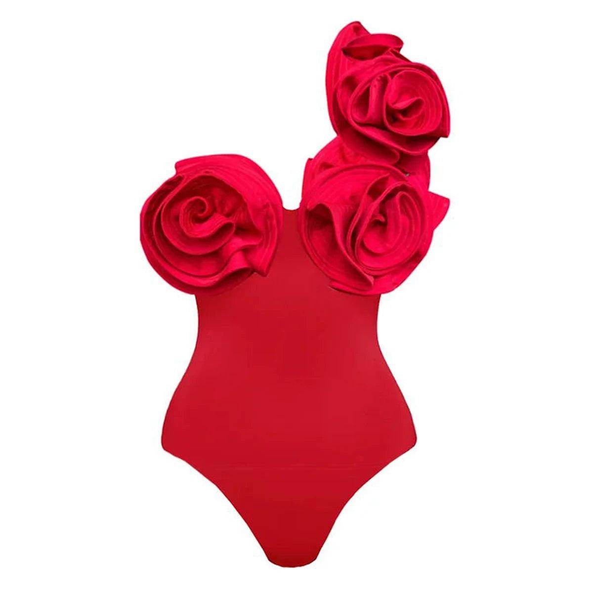 Floral Fire: Red Hot Swimsuit Set! Alright, here's a product description for the Floral Fire: Red Hot Swimsuit Set! - Estalios