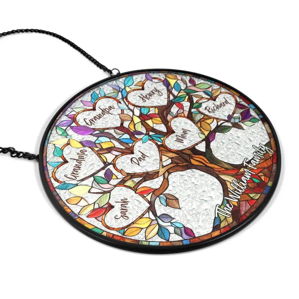 Family Unbreakable Bond Tree Of Life Suncatcher Gift - Estalios