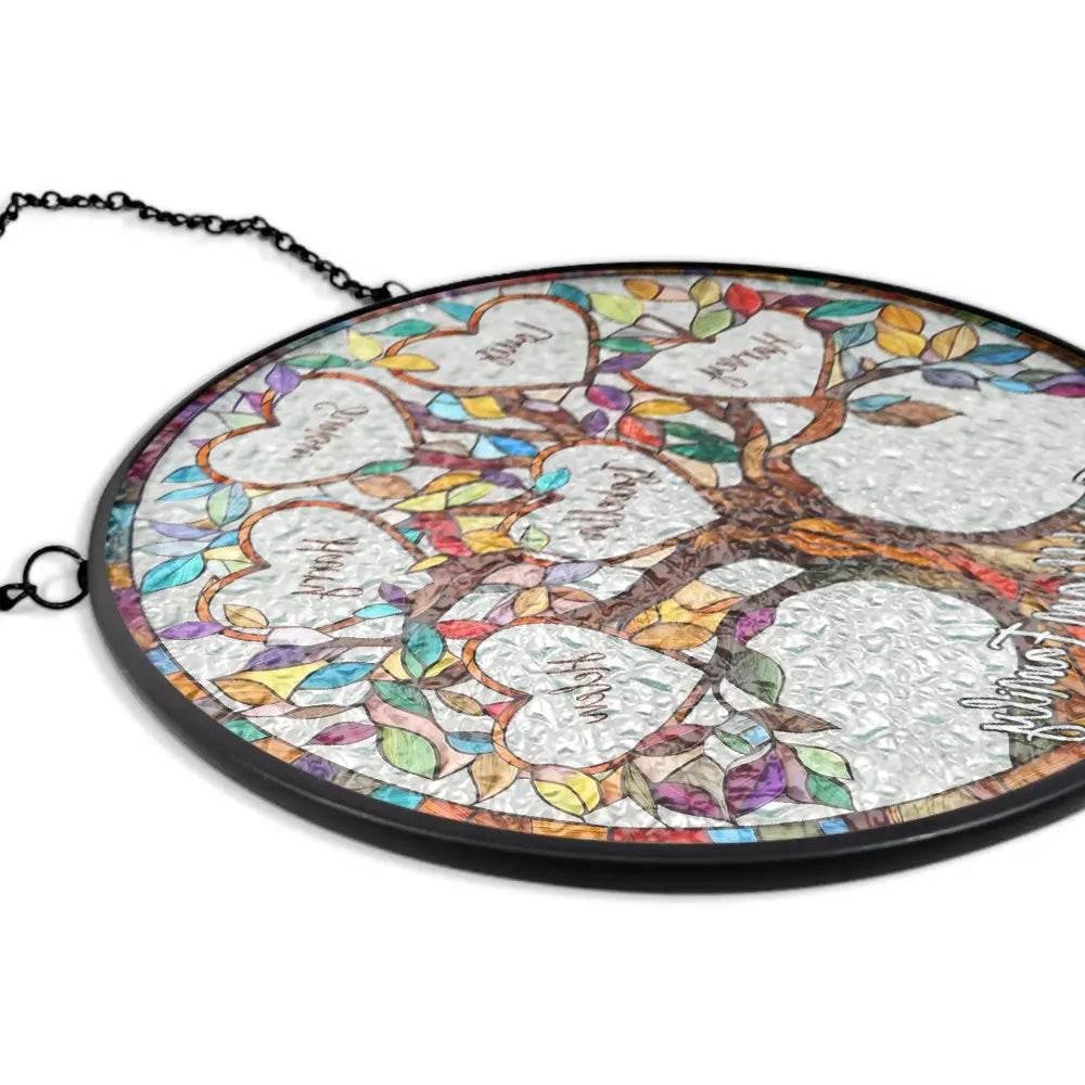 Family Unbreakable Bond Tree Of Life Suncatcher Gift - Estalios