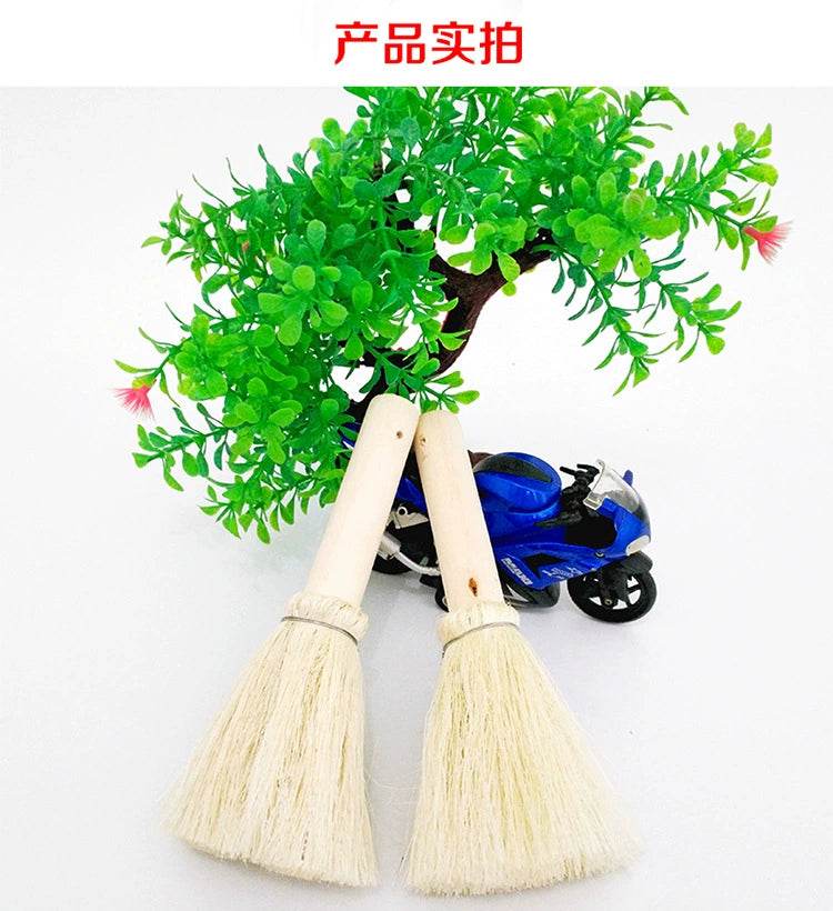 10 PCs Palm Oil Brush Set for Wok and Bowl Cleaning - Estalios
