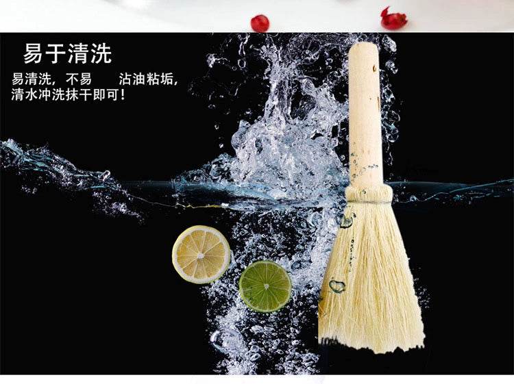 10 PCs Palm Oil Brush Set for Wok and Bowl Cleaning - Estalios