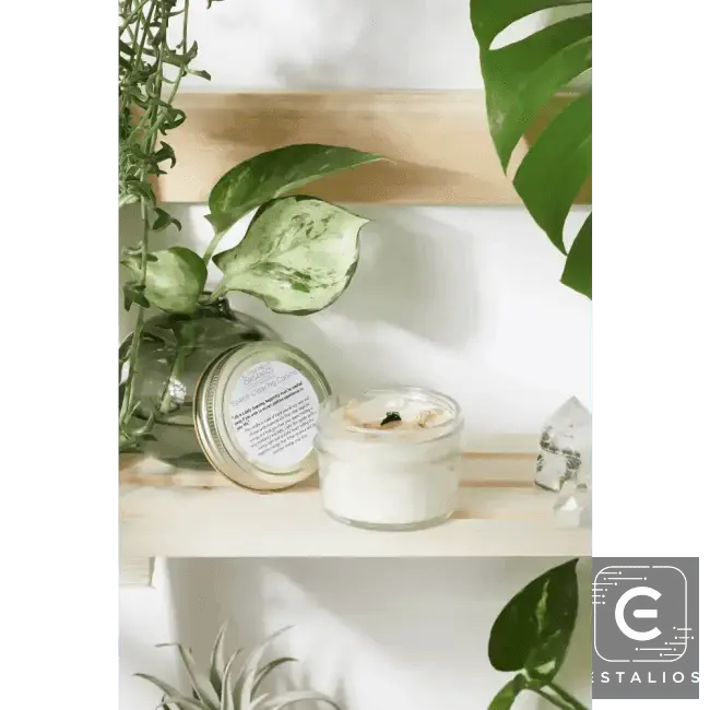 Rustic Garden Glow Shelf with Candles for Cozy Ambiance - Estalios