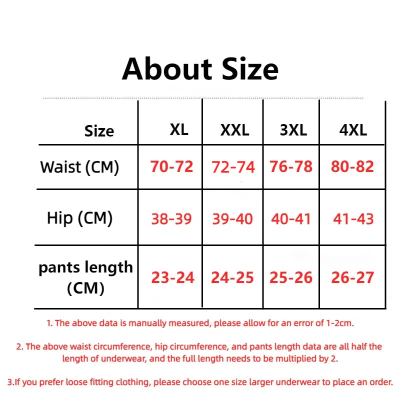 Comfortable 3Pcs Men's Cotton Boxer Shorts Underwear