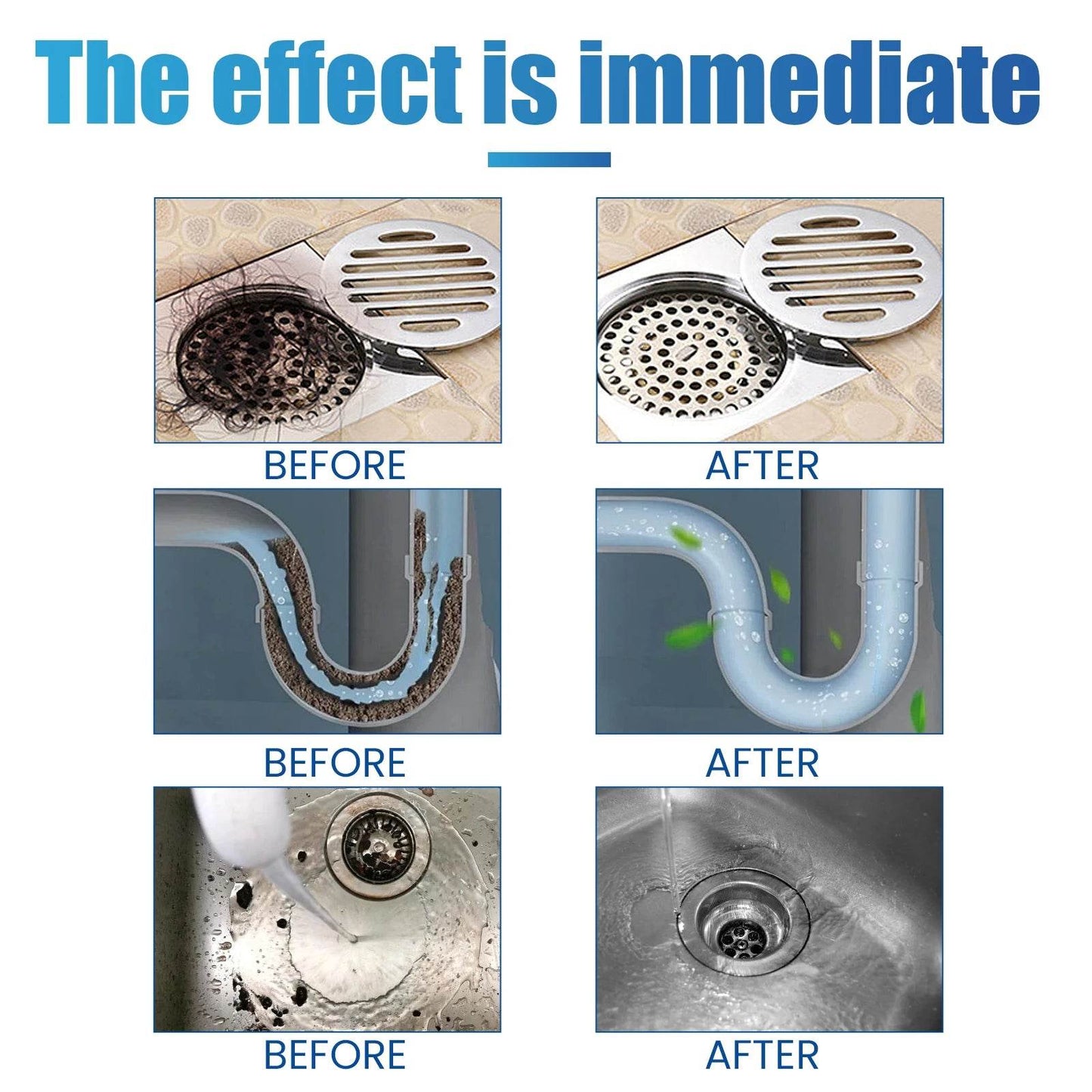 Dredging Agent Effervescent Tablets for Drain Cleaning - Estalios
