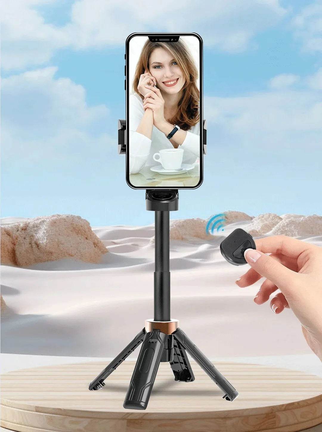 Super Mini Selfie Stick Bluetooth Remote Phone Holder Aid - Estalios