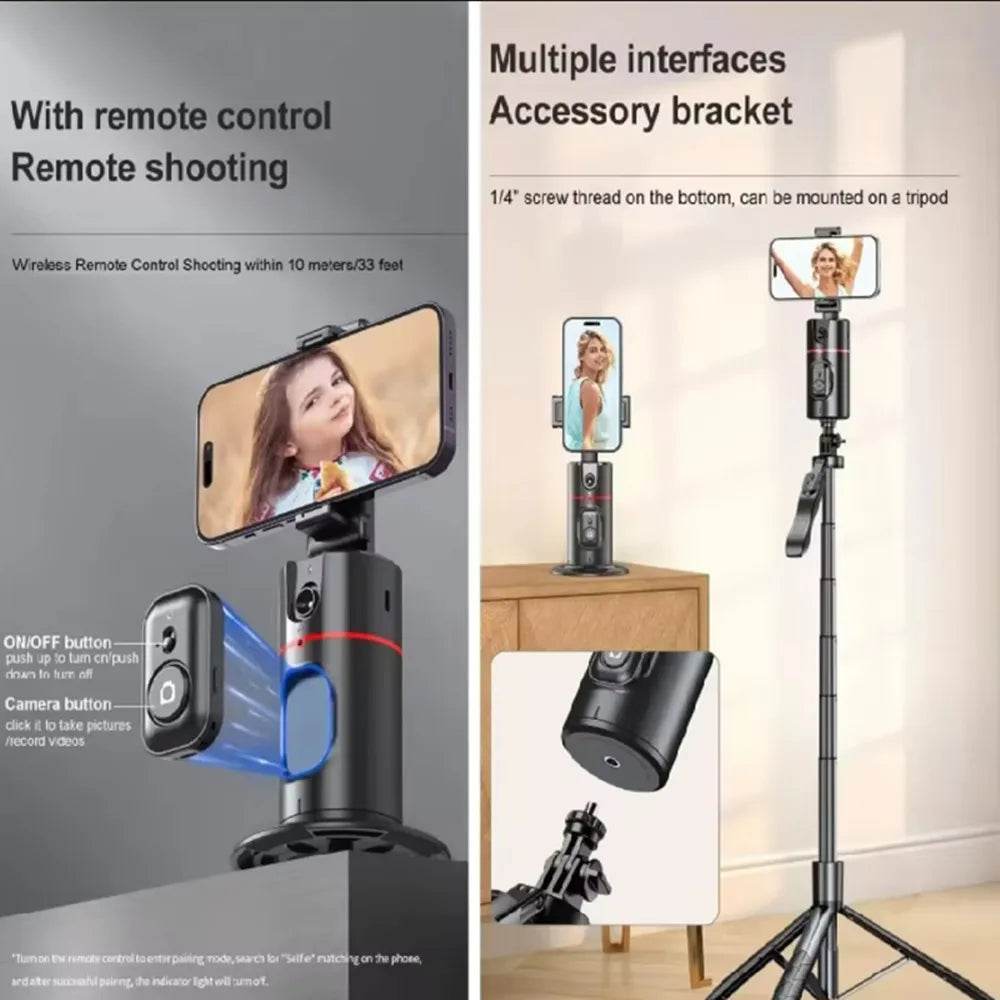2025 New 360 Rotation Gimbal Stabilizer for Live Photography - Estalios
