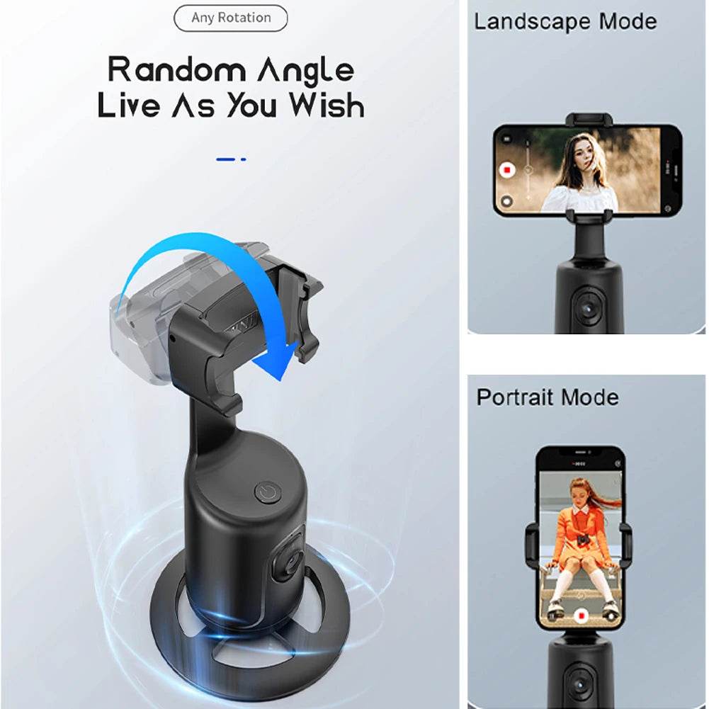 360-Degree Follow-Up Gimbal Stabilizer With Smart Ai Tracking - Estalios