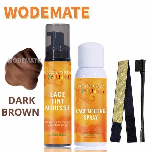 Lace Melting Spray and Tint Mousse Hair Styling Kit - Estalios