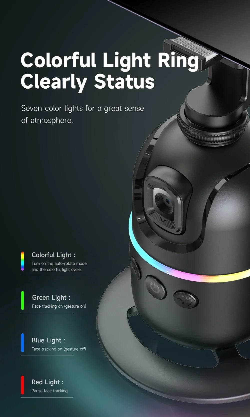 360° Smart Auto Face Tracking Gimbal Stabilizer Tripod - Estalios