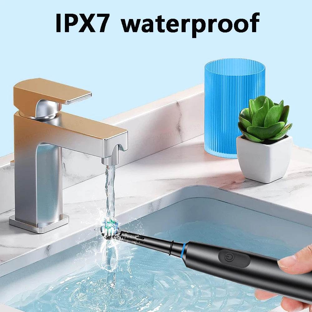 Electric Toothbrush Rotary Cleaning Teeth Brush Waterproof - Estalios