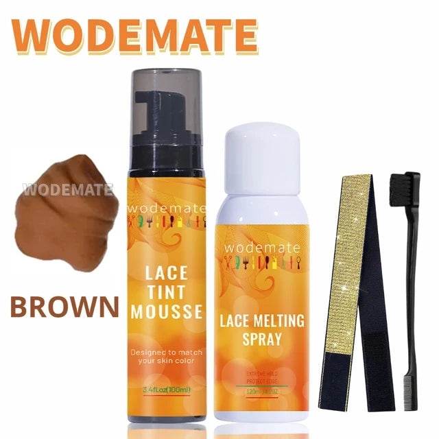Lace Melting Spray and Tint Mousse Hair Styling Kit - Estalios