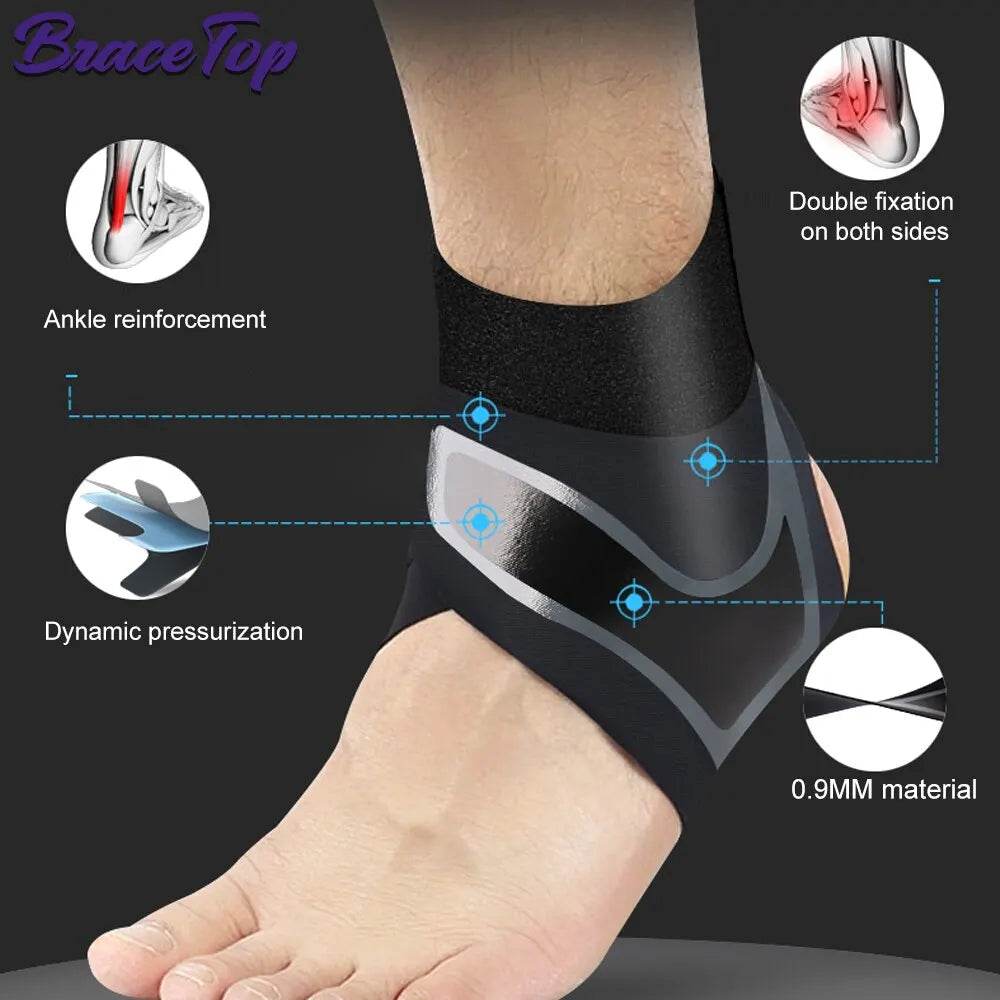 1Pair Sport Ankle Stabilizer Brace for Pain Relief Support - Estalios