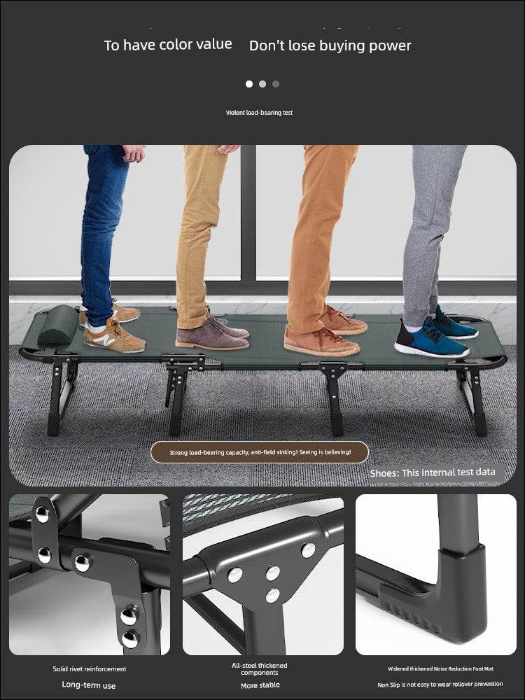Lunch Break Folding Bed Portable Recliner for Office Use - Estalios