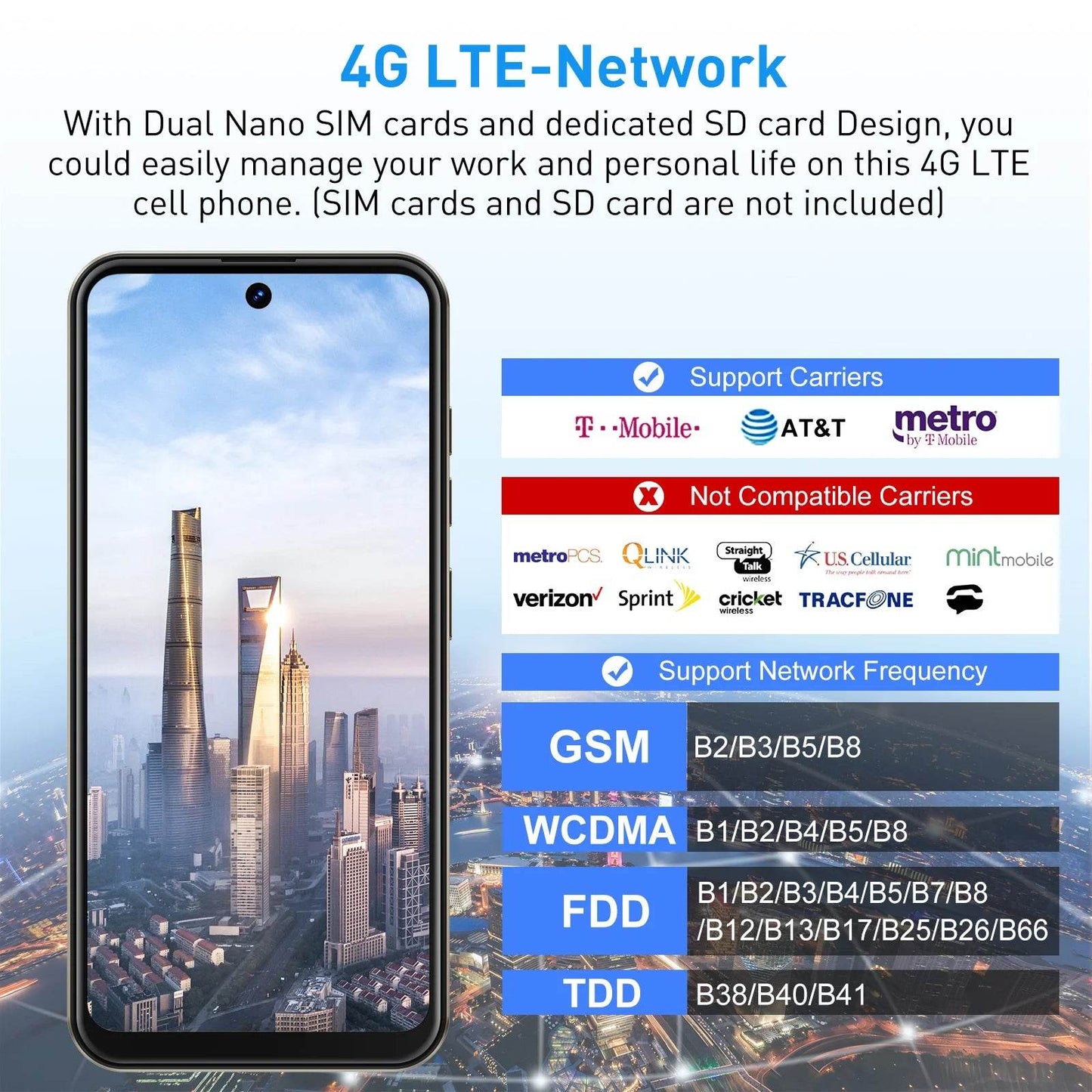 XGODY X31 New 6.5 Inch Smartphone 4G Dual SIM 3GB RAM - Estalios