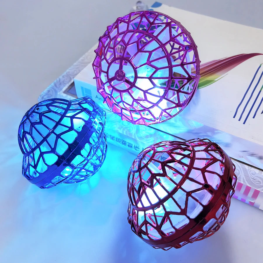 Luminous Spinning Flyball Night Light Return UFO Toy
