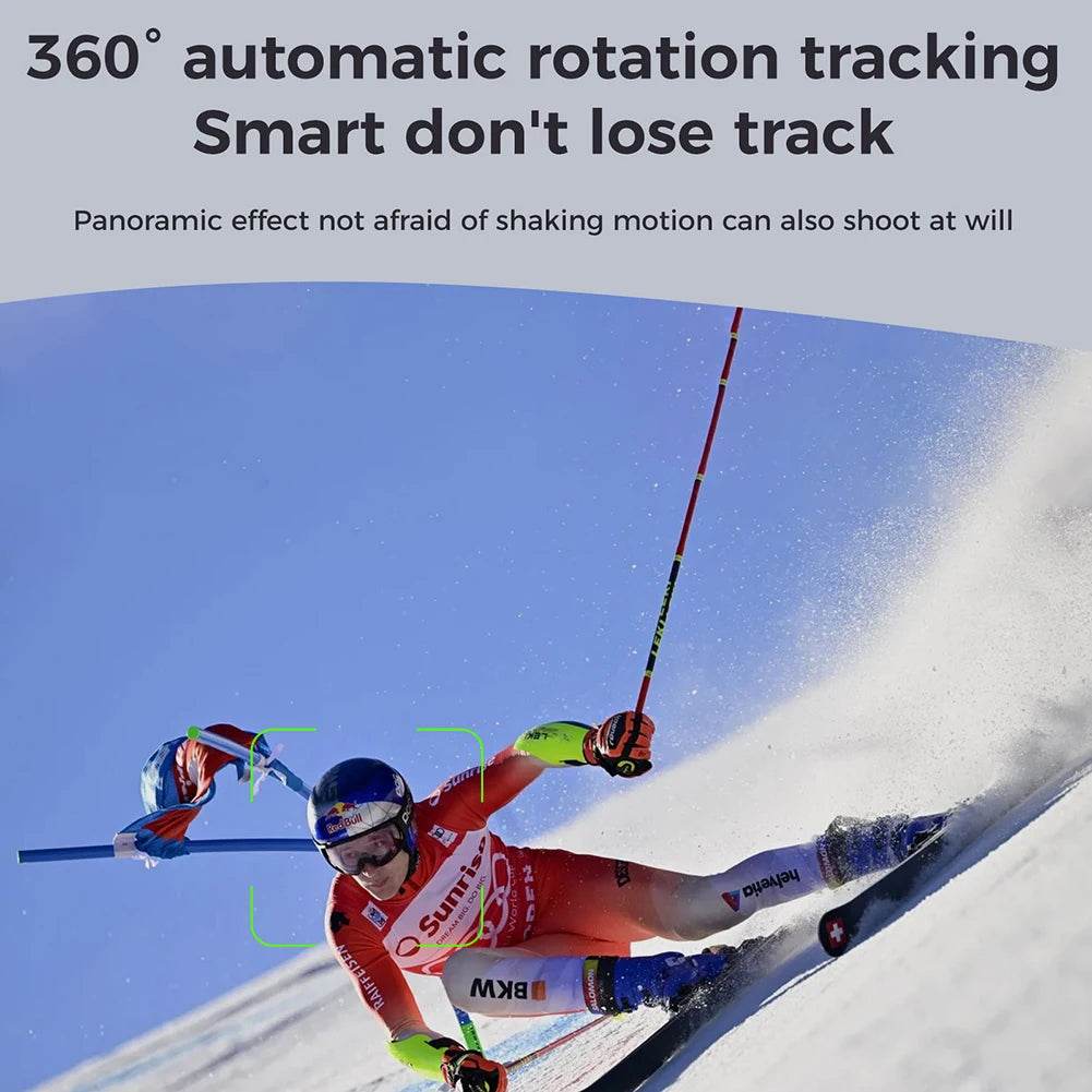 Auto Face Tracking Tripod 360° Rotation for Tiktok Videos - Estalios
