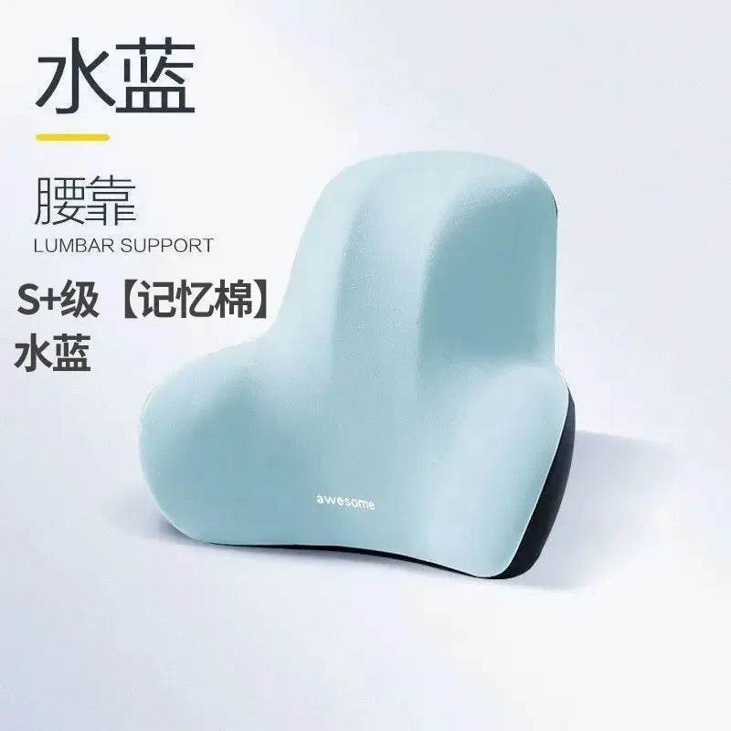 Memory Foam Lumbar Back Cushion for Pain Relief Support - Estalios