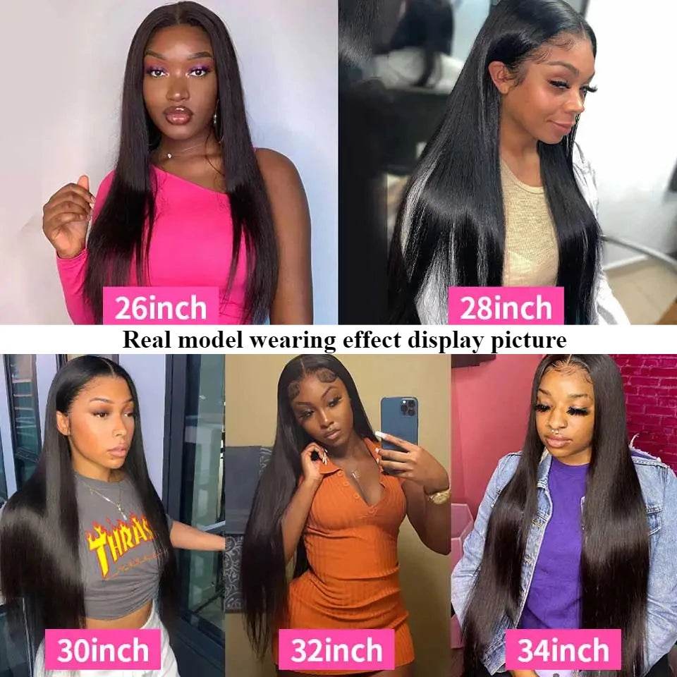 360 Transparent 13x6 Lace Front Human Hair Wig For Women - Estalios