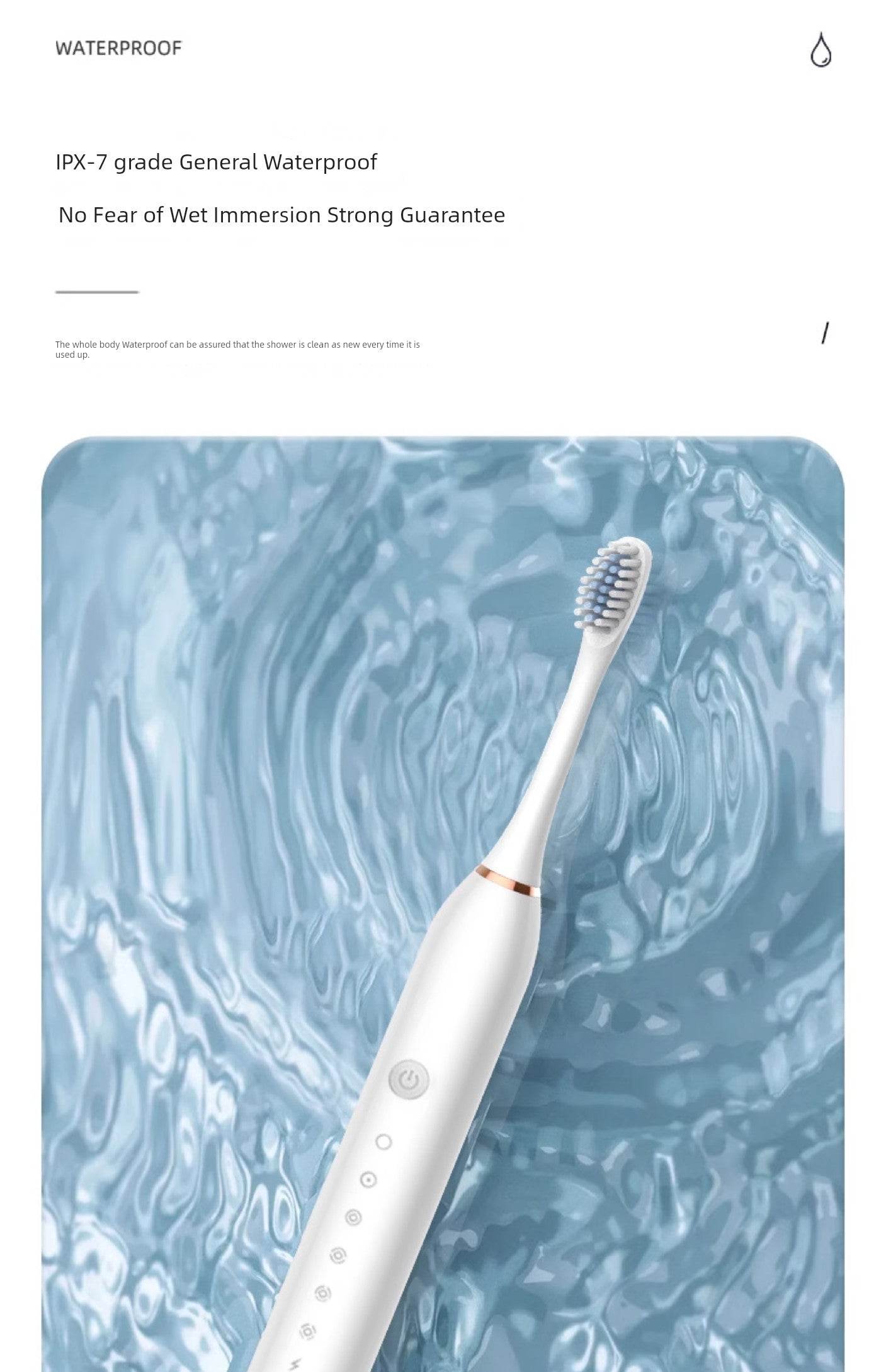 Feixiaoli Electric Toothbrush Rechargeable Soft Hair Suit - Estalios