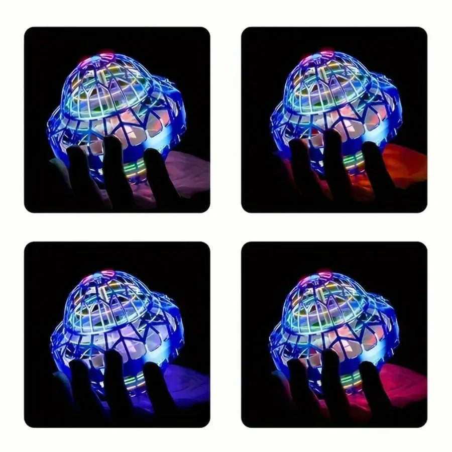 Luminous Spinning Flyball Night Light Return UFO Toy