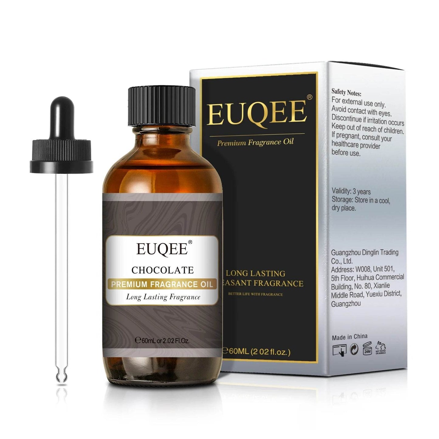 EUQEE 60ml Men's Fragrance Oils for Car Diffusion Aromas - Estalios
