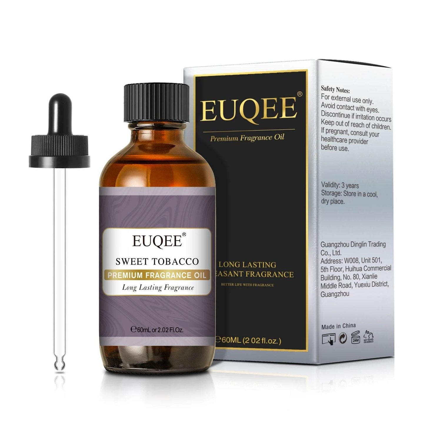 EUQEE 60ml Men's Fragrance Oils for Car Diffusion Aromas - Estalios