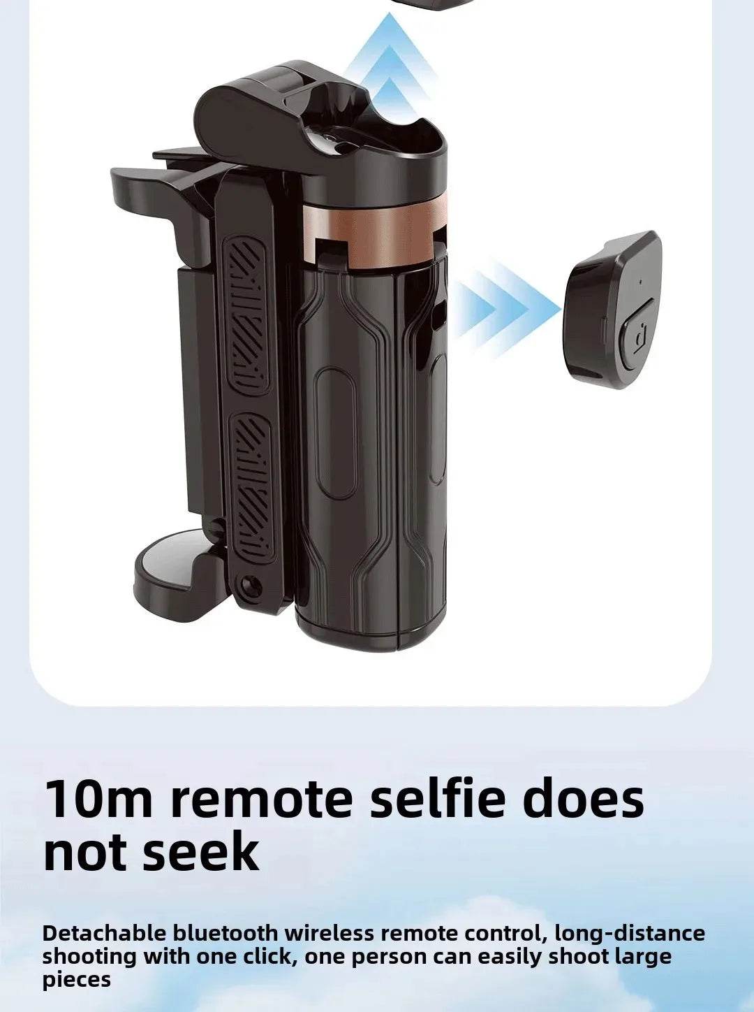Super Mini Selfie Stick Bluetooth Remote Phone Holder Aid - Estalios