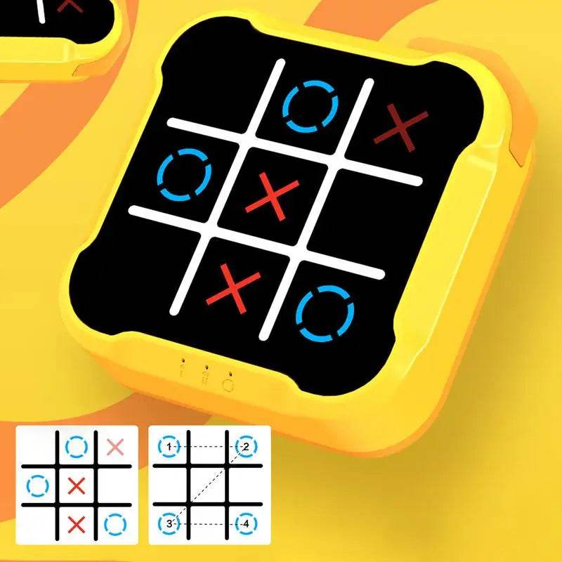 Tic-Tac-Toe Chess Puzzle Toys Electronic Desktop Educational Children's Toys Chess Board Chess Set Chess Board Game For Family - Estalios